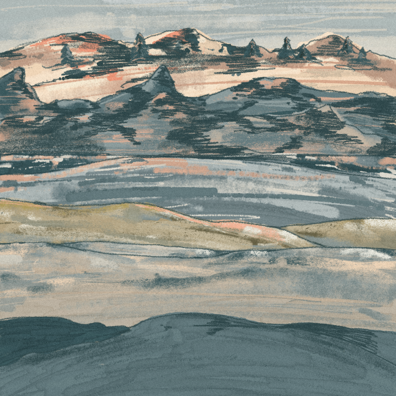 Postcard From The Mountains #12 static token preview