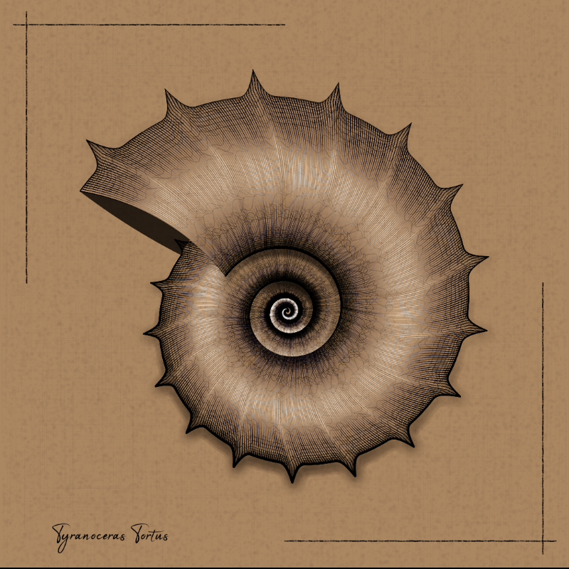 Ammonites #34 static NFT preview