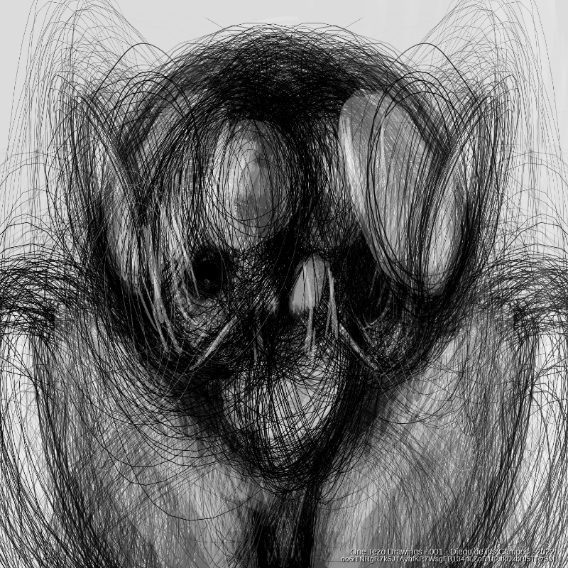 One Tezo Drawings #6 static token preview