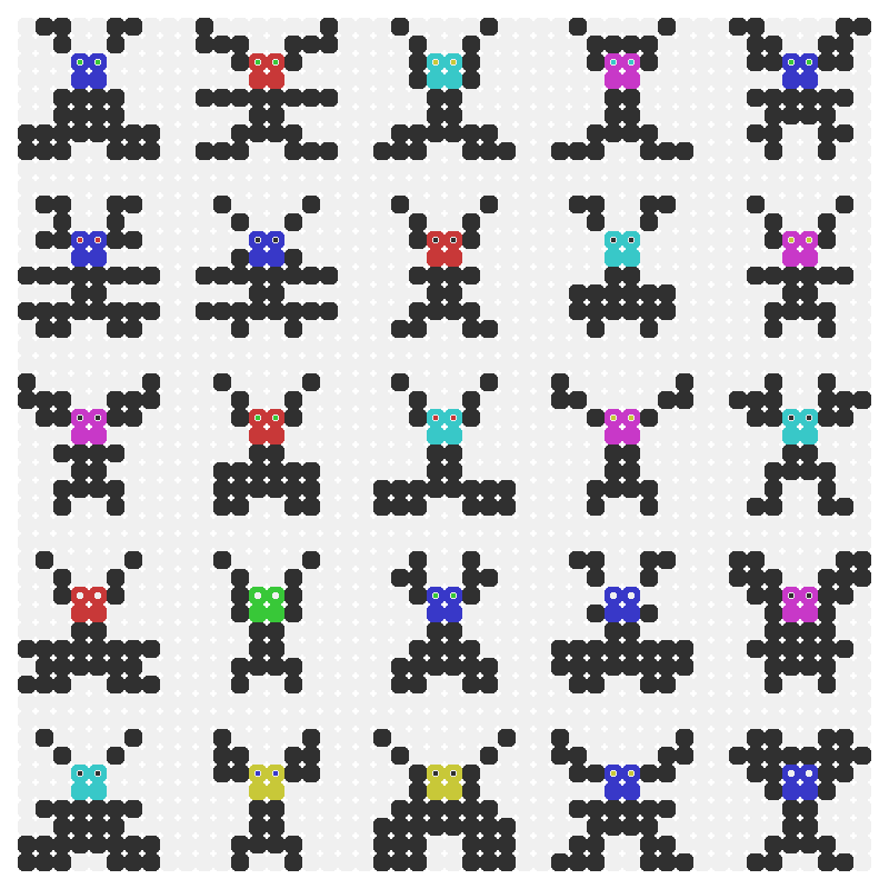 8x8 Pixel Creatures #187 static token preview