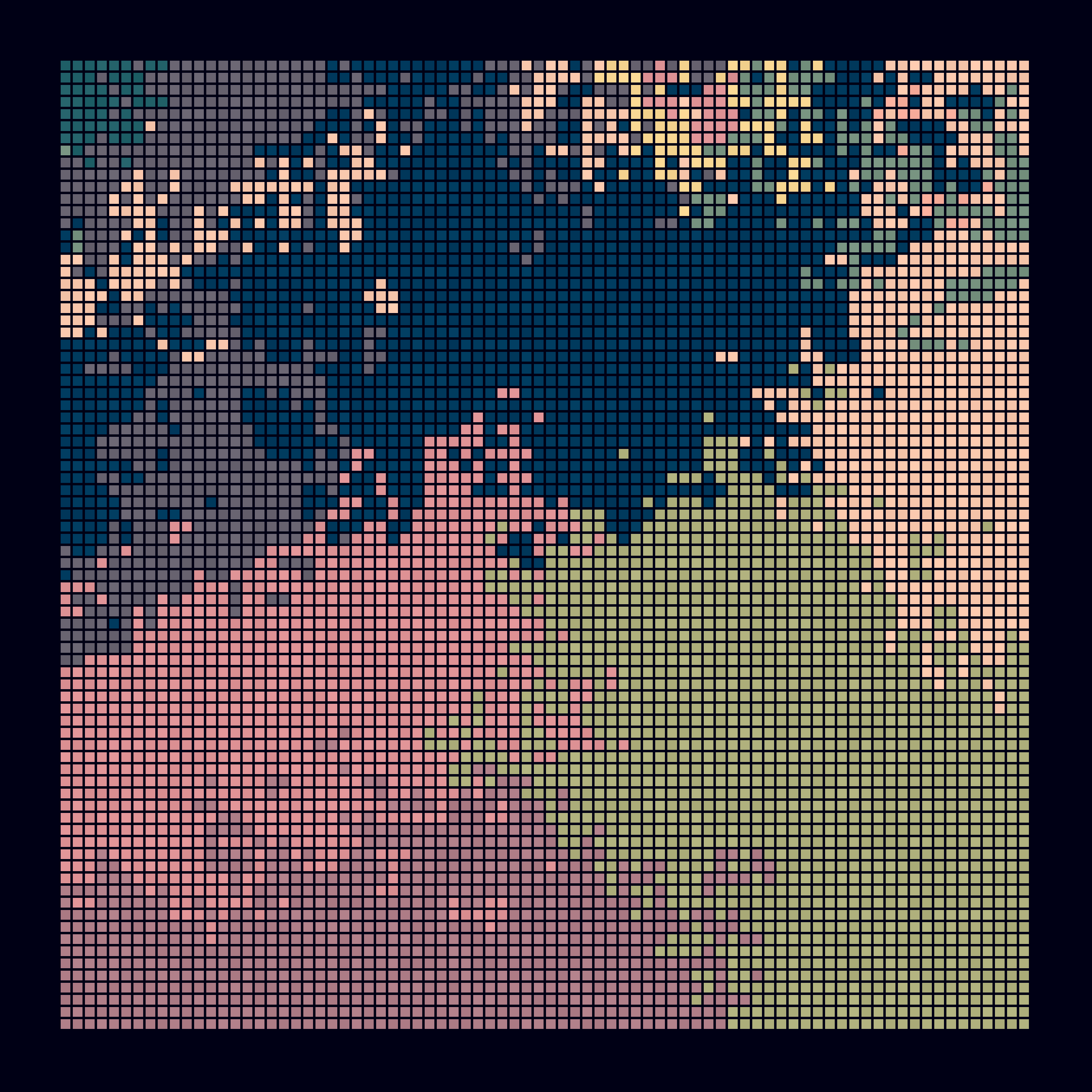 Pixel Blobs #72 static NFT preview