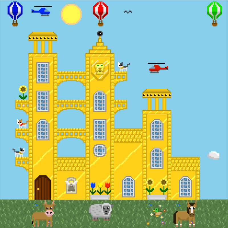 2D Mansion #816 static NFT preview