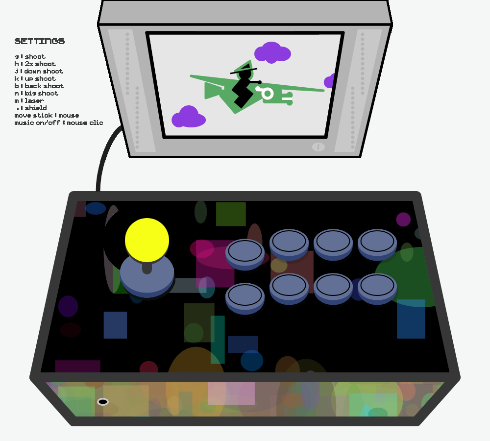 Arcade stick #7 static token preview