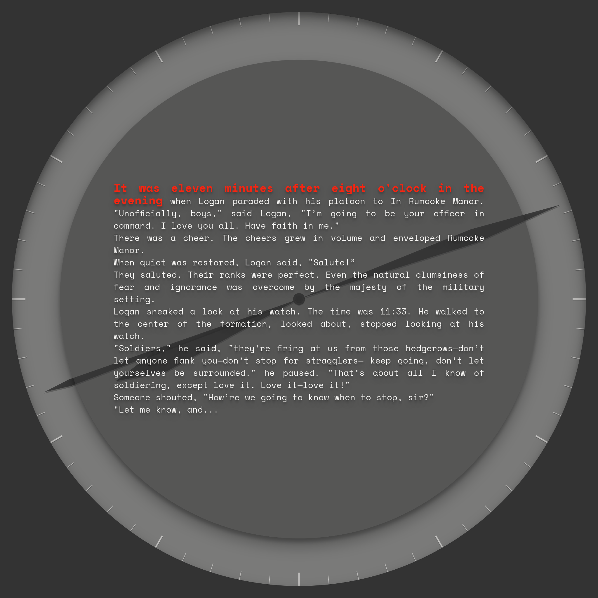 A Watch #159 static NFT preview