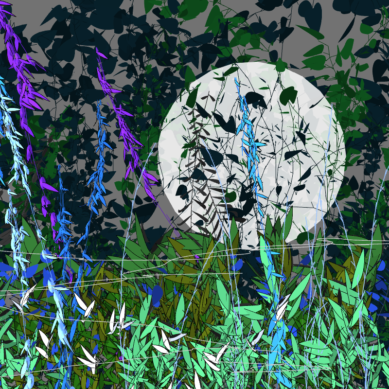 Flowers to the moon #69 static NFT preview