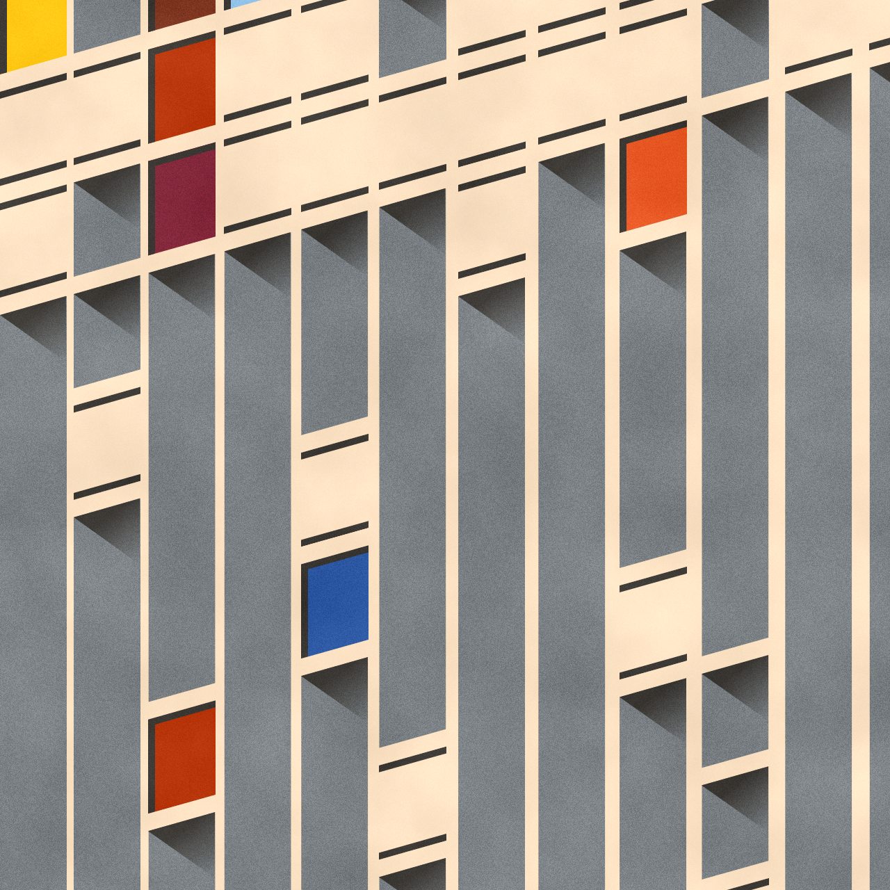 Cité radieuse #38 static NFT preview