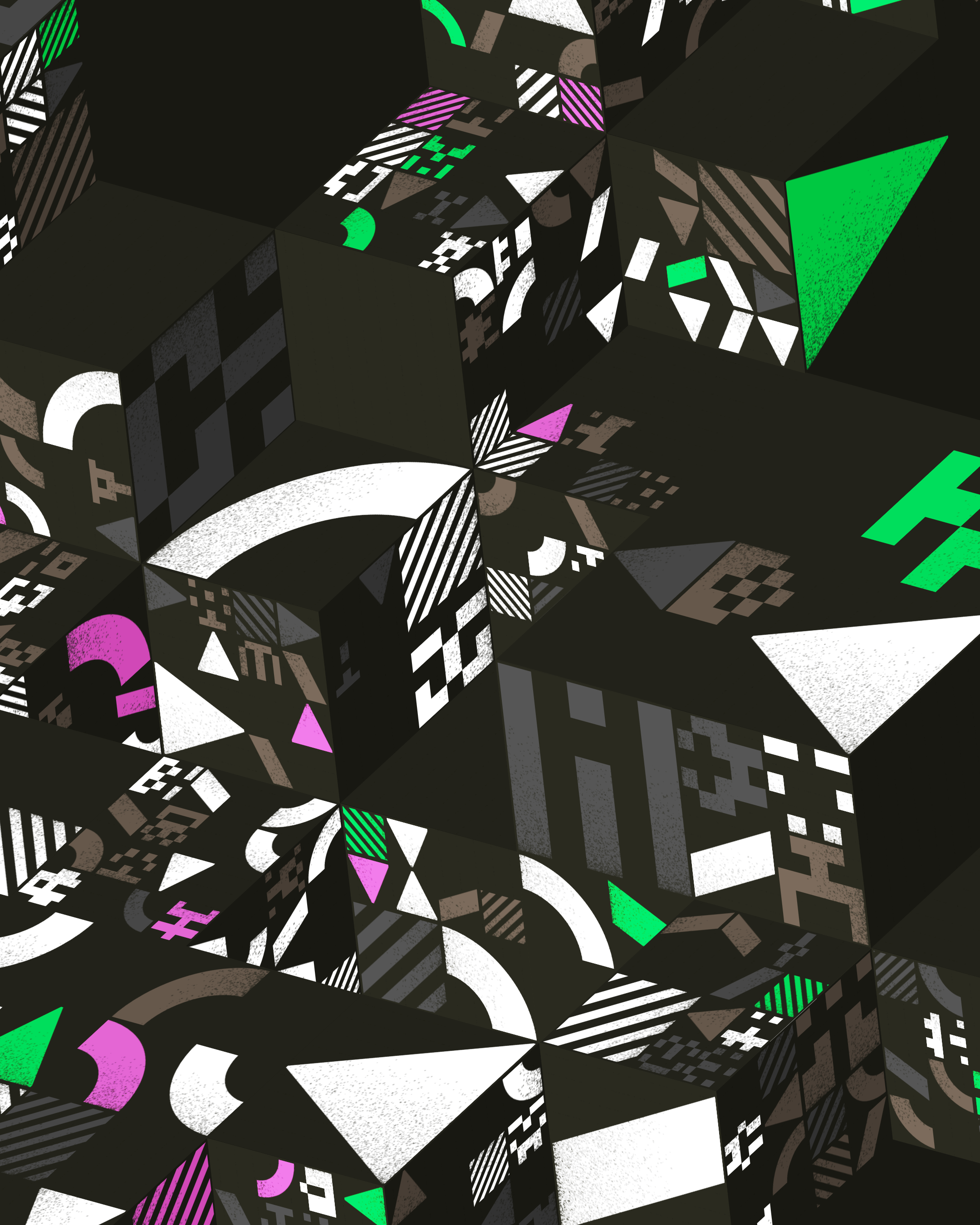 Composition study : Grid #103 static NFT preview