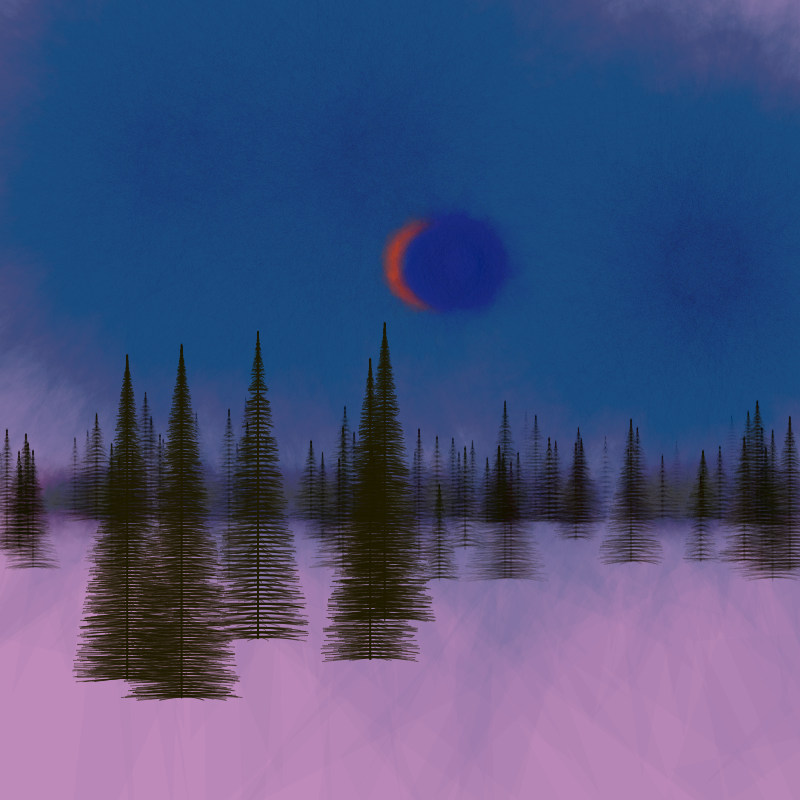 Pinescapes #45 static NFT preview