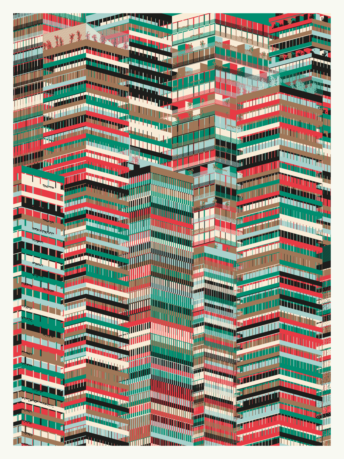 Perpendicular Inhabitation #387 static NFT preview
