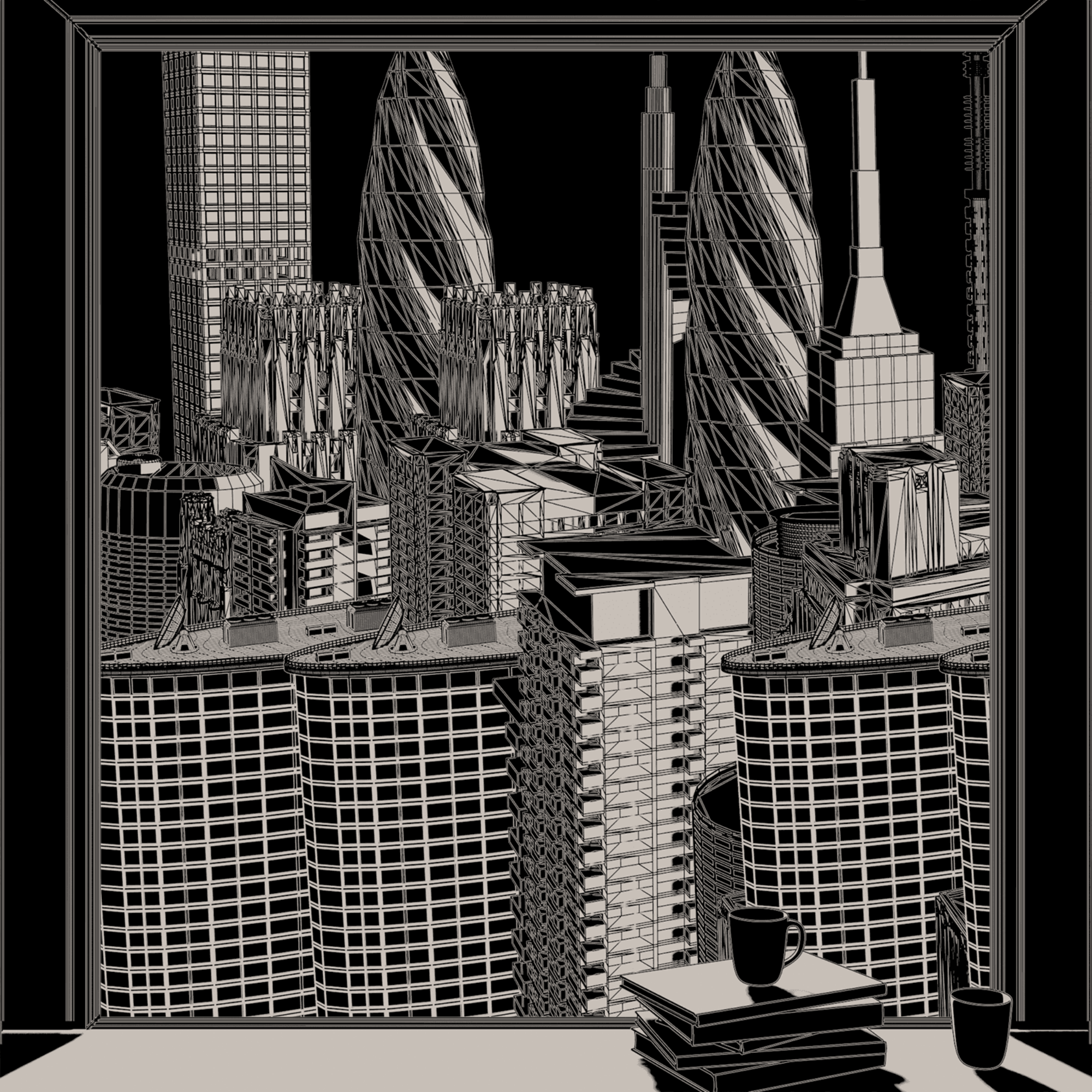 City View #493 static NFT preview