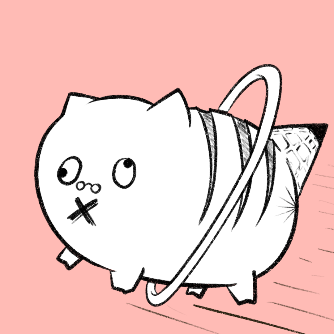sketchy neko #10 static token preview
