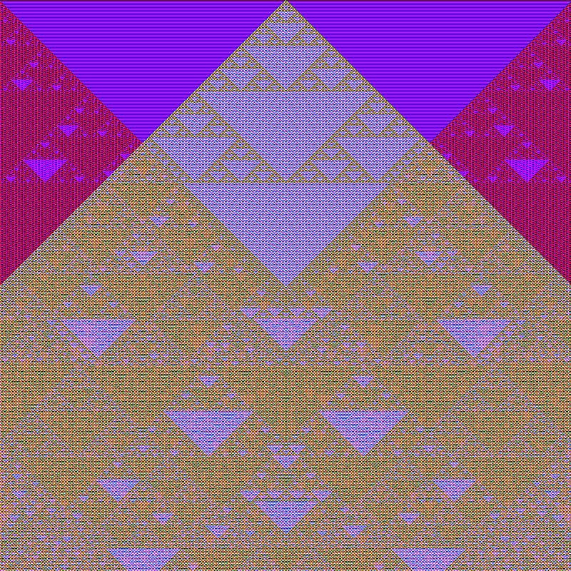 RGB Elementary Cellular Automaton #501 static token preview