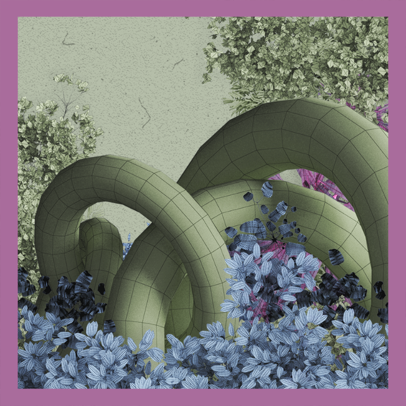 Geo-forest #3dart #30 static NFT preview