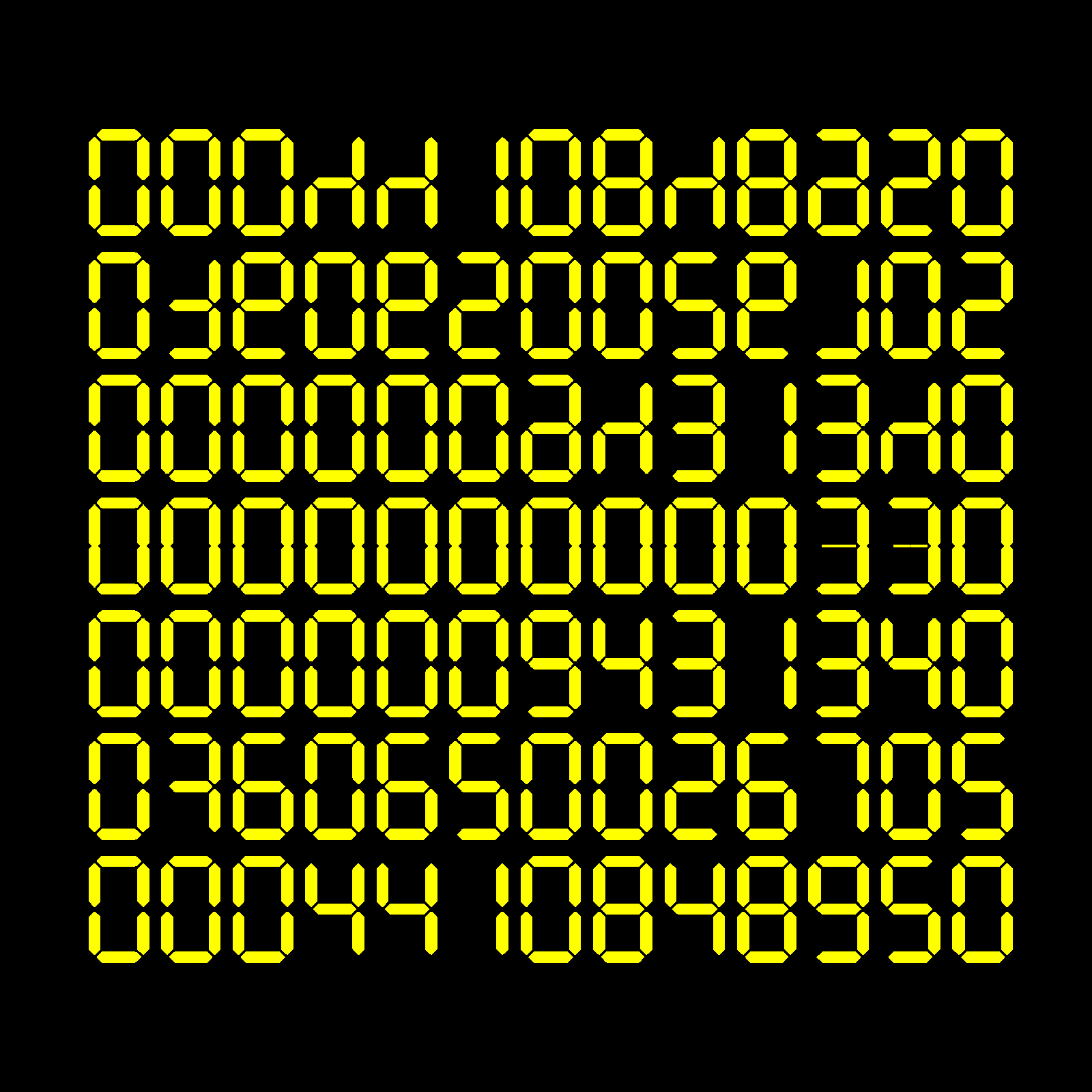 Digits #56 static NFT preview