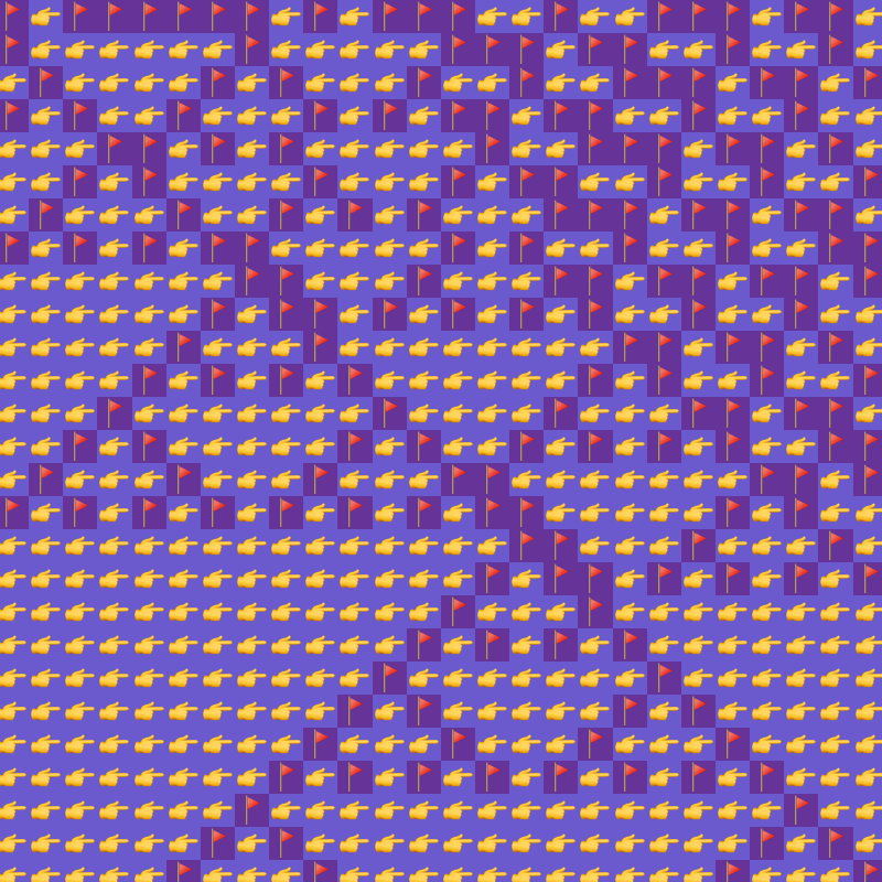 Elementary Cellular Emoji Automata #751 static NFT preview