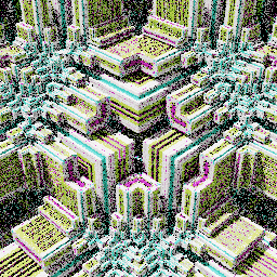 Colorful cubic sponge forms #68 static token preview