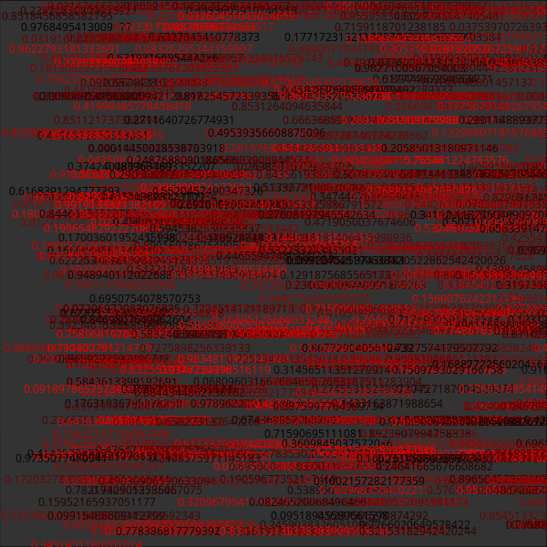 Painting by Random Numbers #9 static token preview