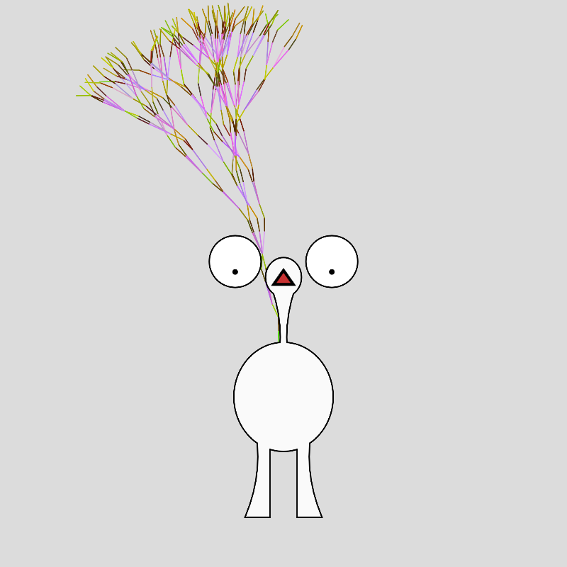 Peacocks #206 static NFT preview