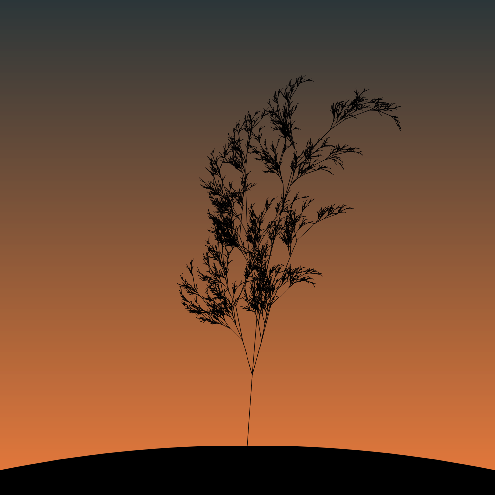 Fractal-Lsystem Tree #52 static token preview