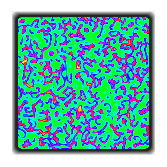 B-Z Reaction Diffusion #29 static NFT preview