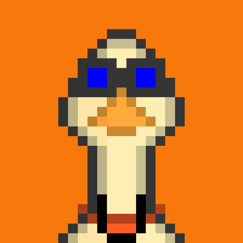 Morixels Goose #155 static NFT preview