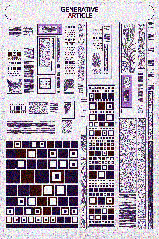 Generative ARTicle #105 static token preview