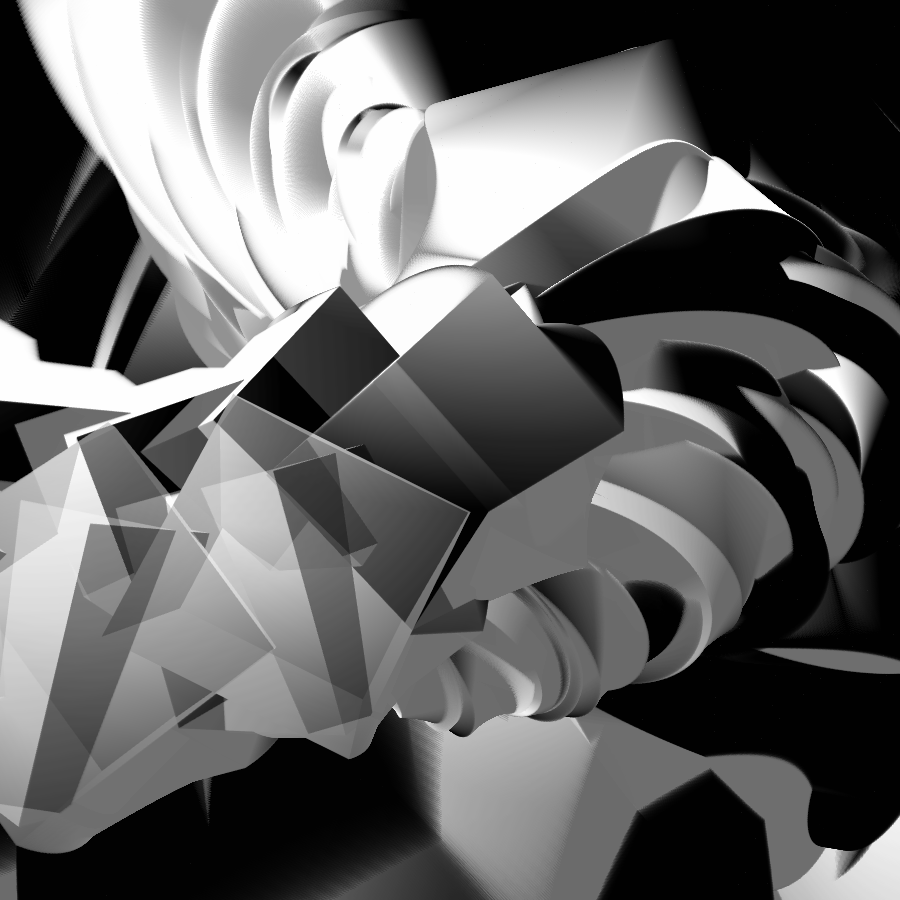 Transparent Evolving Sculpture #33 static token preview