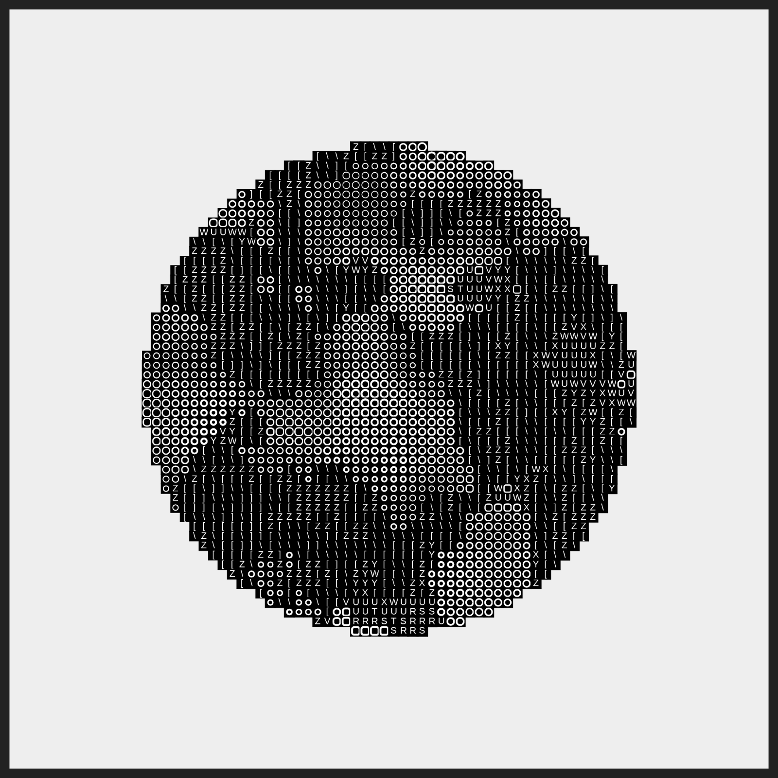 Mapa Mundi [ascii] #151 static NFT preview