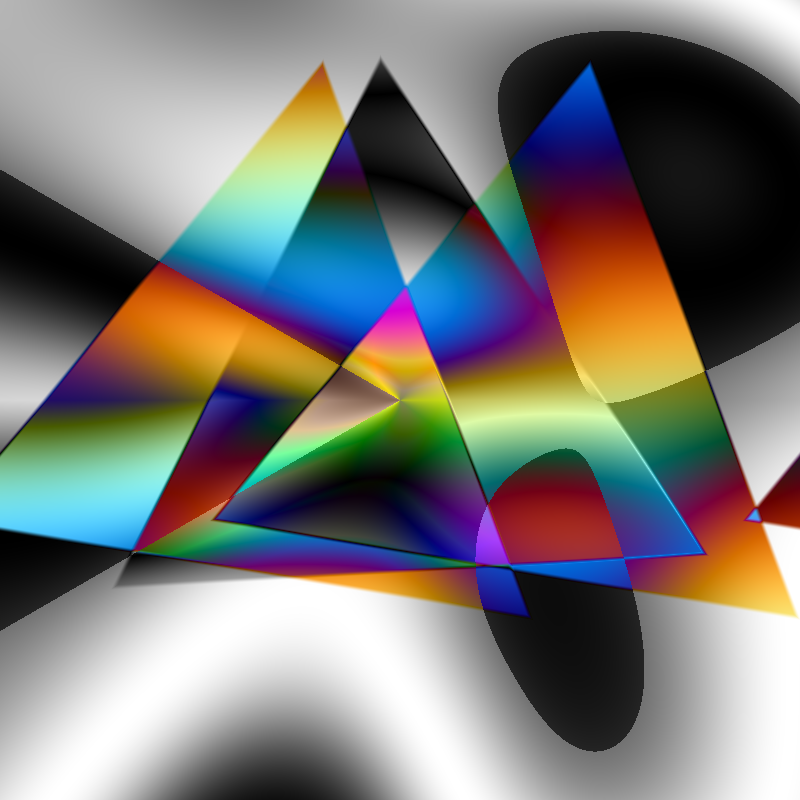 Triangle Mirrors #41 static NFT preview