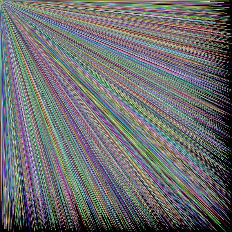 Colorful Lines #30 static NFT preview