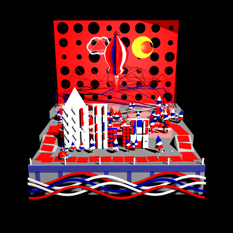 Paper Art 3D #244 static NFT preview
