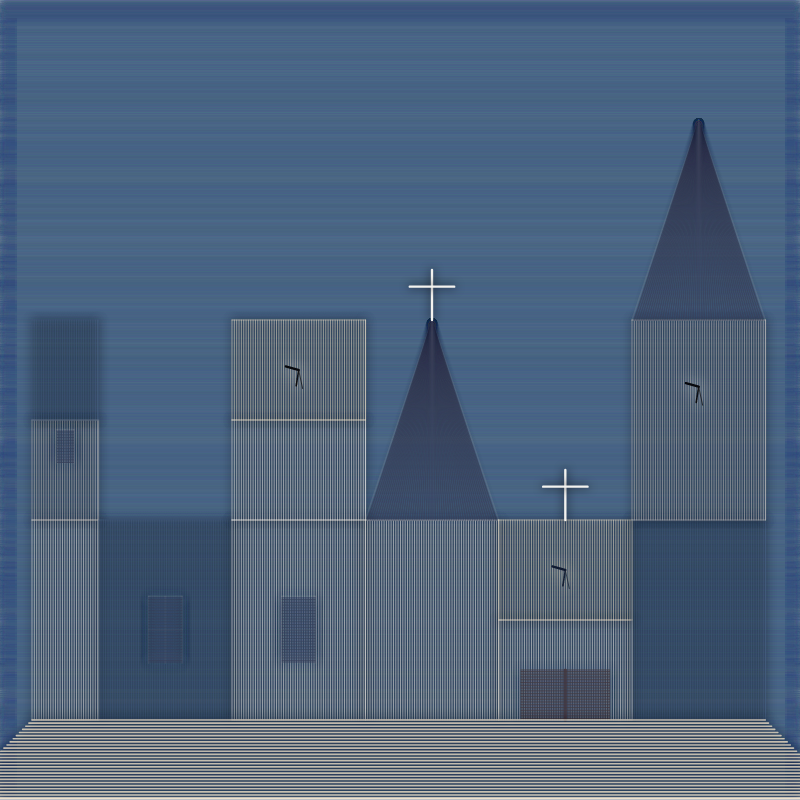 catchy cathedrals #4 static NFT preview