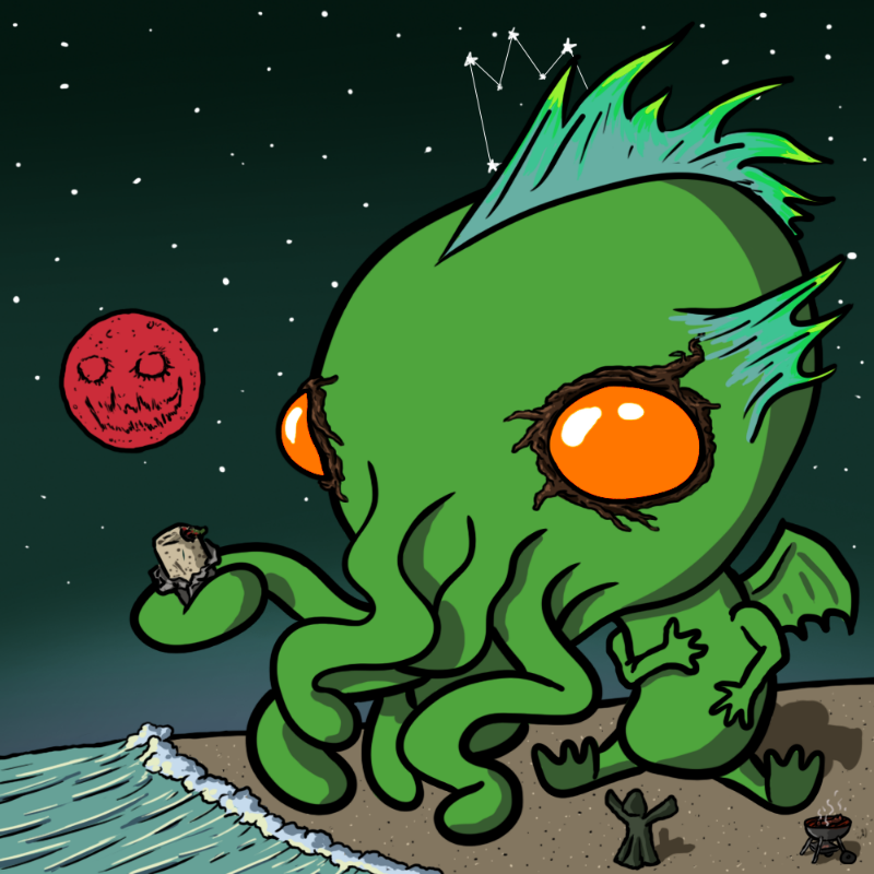Chibi-thulhu #117 static token preview