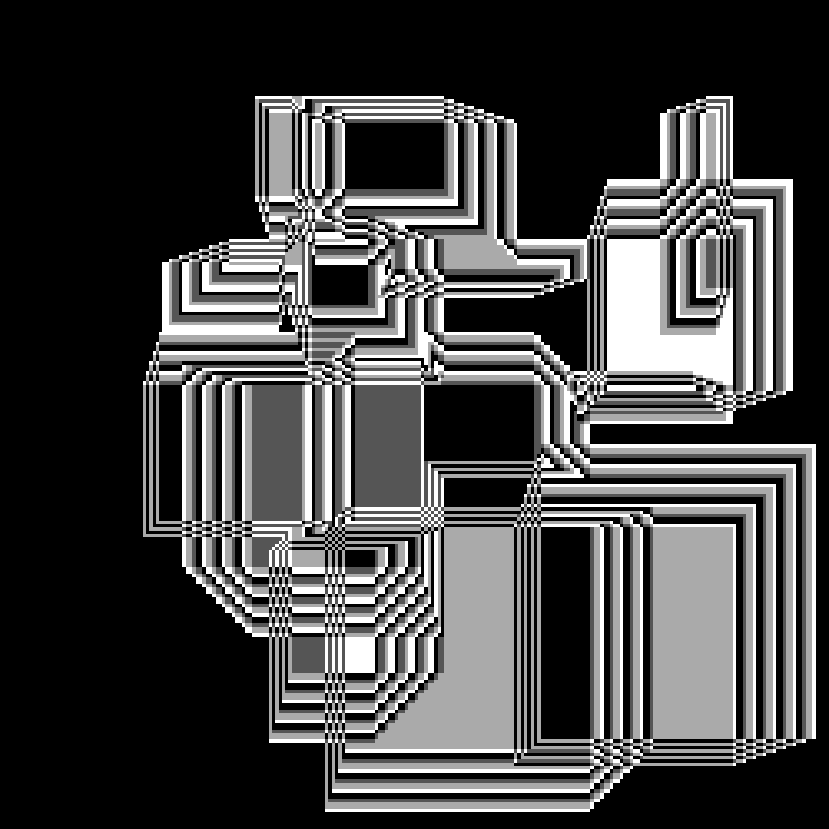 Superimposed Rectangles #72 static token preview