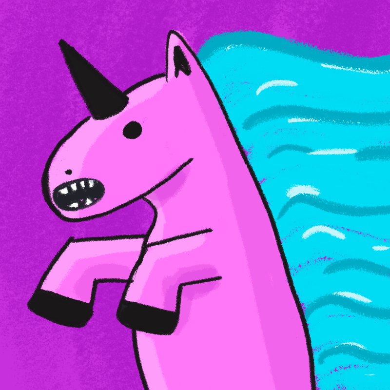 Peculiar unicornos #218 static NFT preview