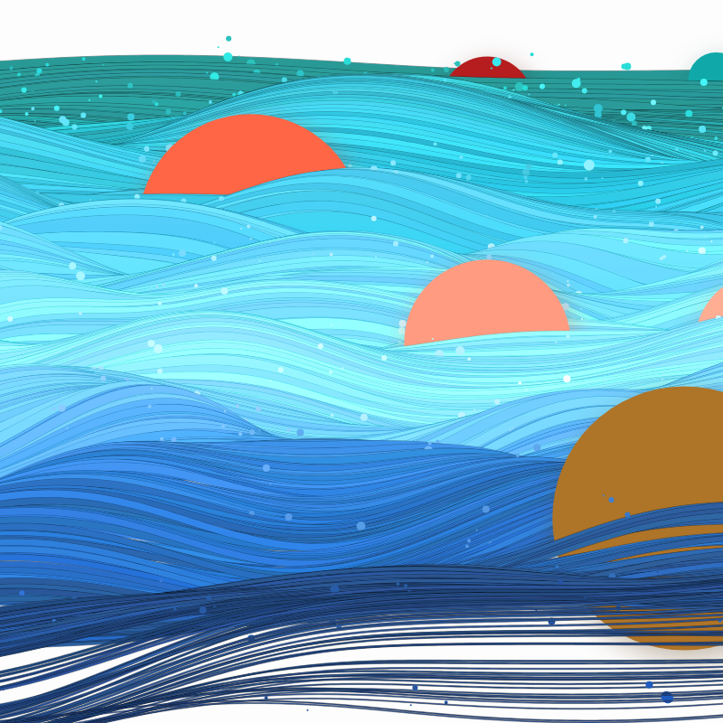 The Ocean Waves #135 static token preview