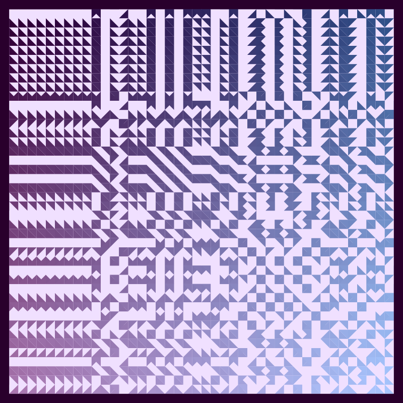 Half Square Triangles #22 static NFT preview