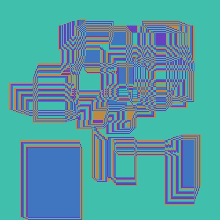 Superimposed Rectangles #51 static token preview
