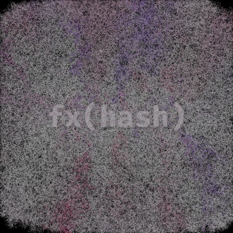 FXHASH Generative Logo #360 static token preview
