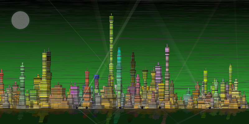Fictional Cityscapes #17 static token preview