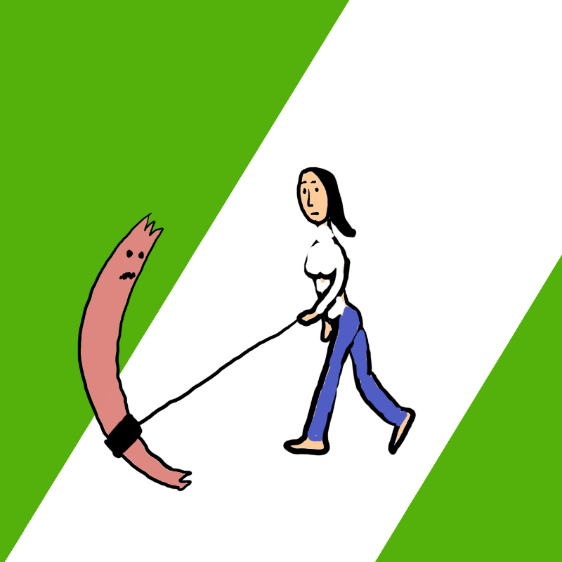 wALKING A DOG #53 static NFT preview