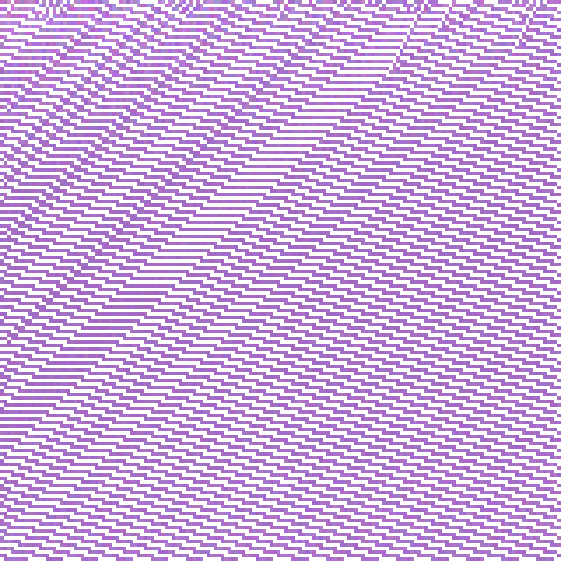 Colored Elementary Cellular Automaton #324 static NFT preview