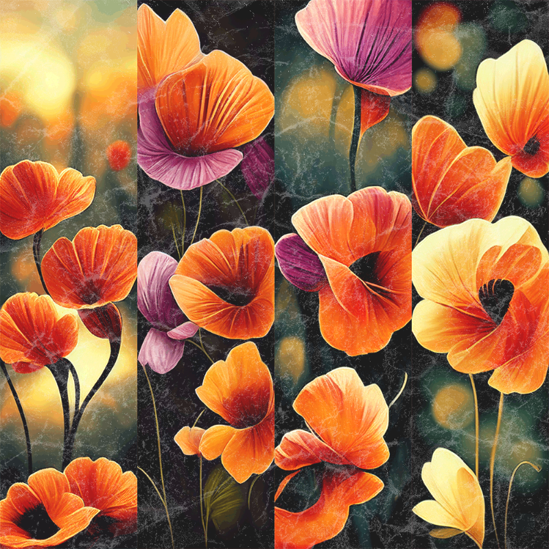 AI Yellow Flowers #1 static token preview