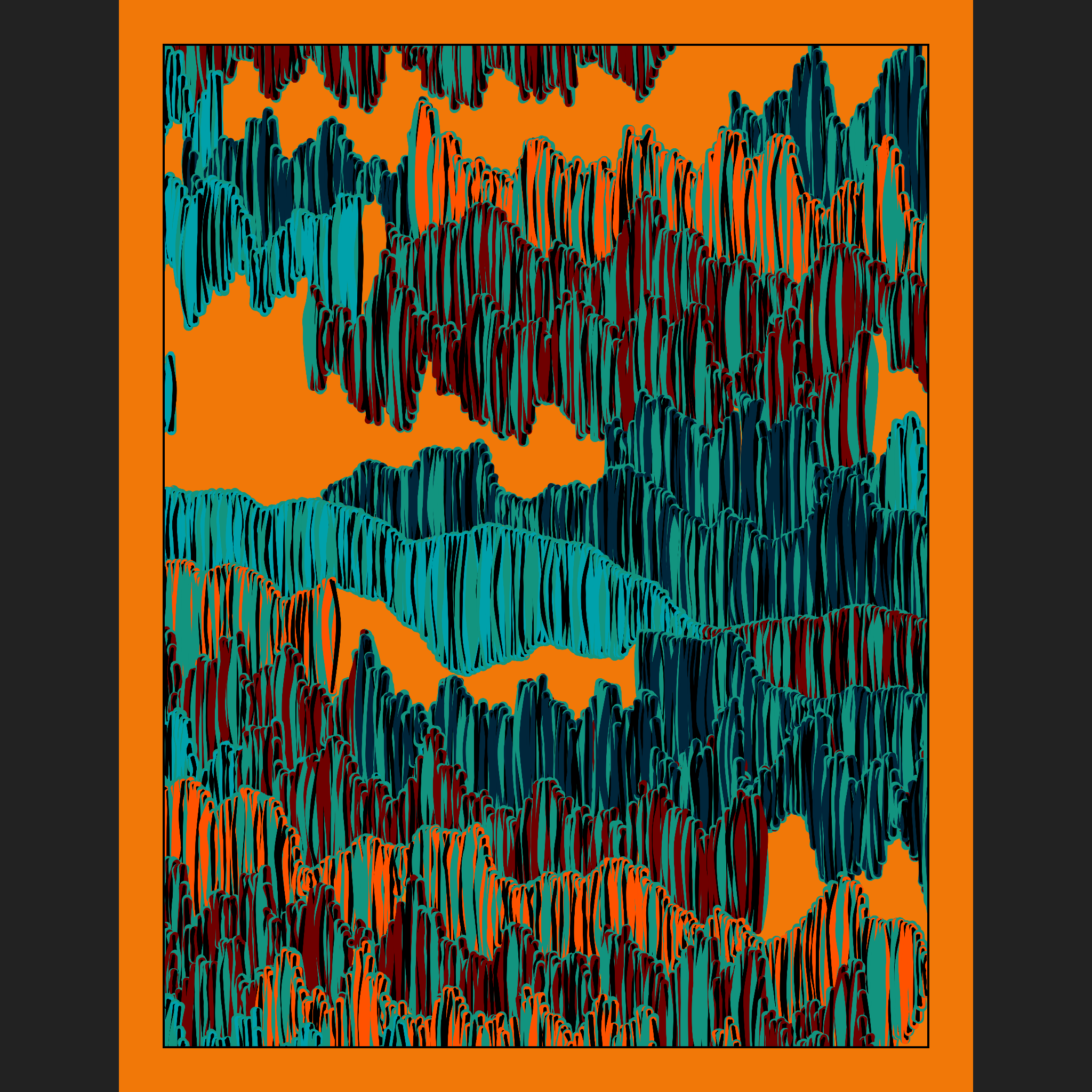 Colour streaks #42 static NFT preview