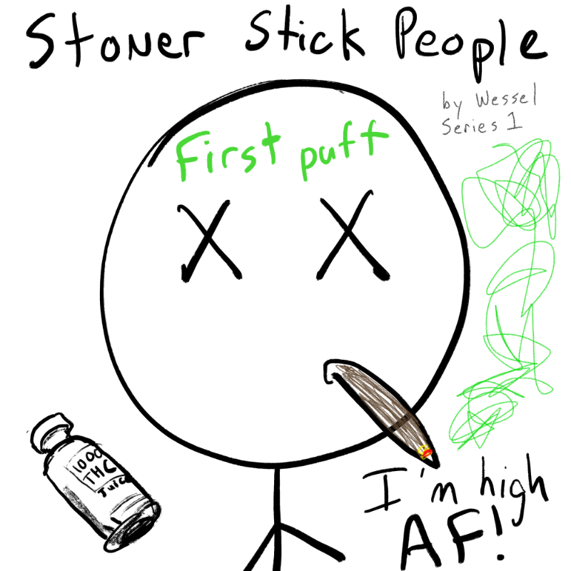 Stoner Stick People #39 static token preview