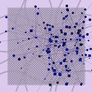 abstract with circles and squares project preview