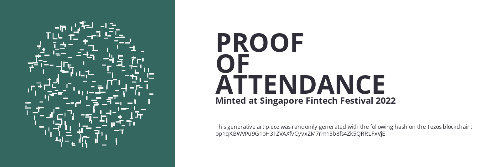 SFF2022 Proof of Attendance Token #2026 static token preview