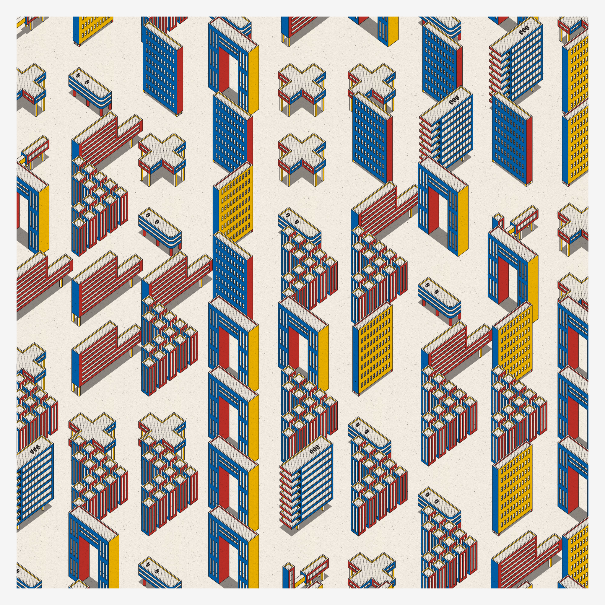 Bauhausstadt #125 static NFT preview