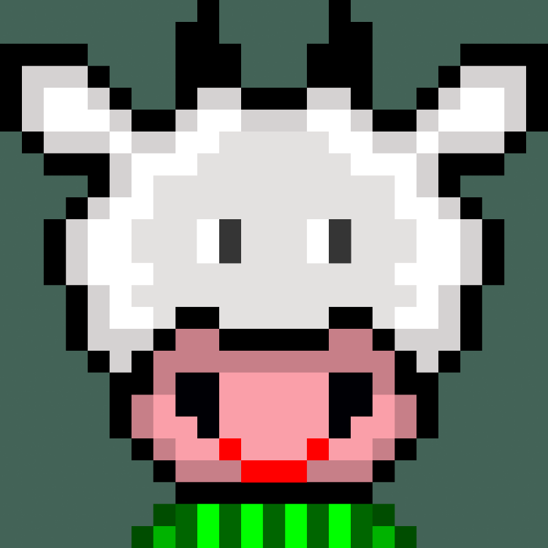Morixels Cows #51 static NFT preview