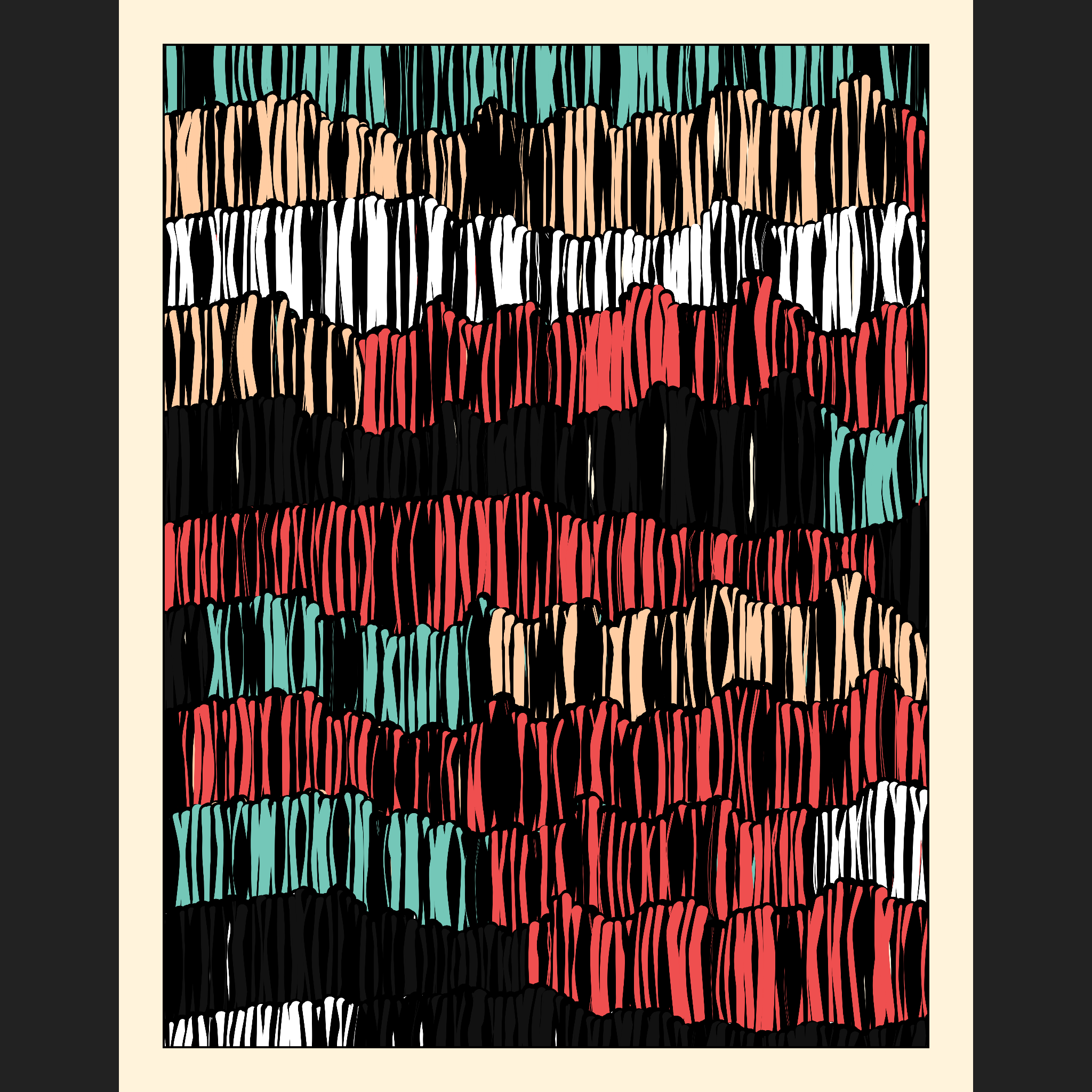 Colour streaks #37 static NFT preview
